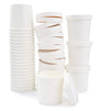 50 Pack 12 oz Disposable Soup Containers with Lids, Take Out Cups