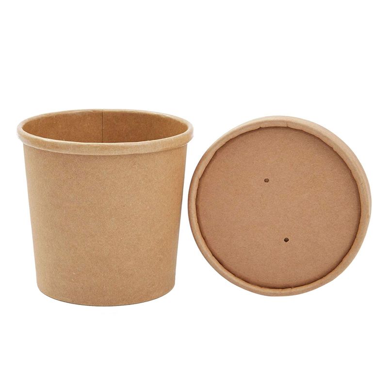Sprakle And Bash 50 Pack 12 Oz To Go Coffee Paper Cups With Lids