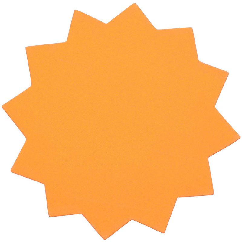 Blank Starburst Signs (4 x 4 in, Multicolored, 120 Pack)