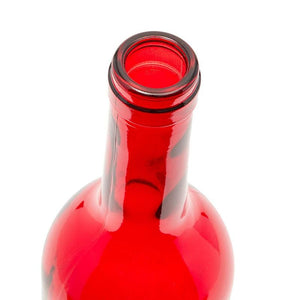 Empty Glass Bordeaux Wine Bottles (6 Colors, 6 Pack)