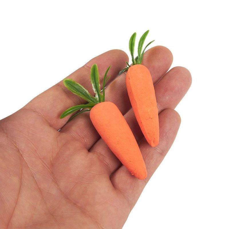 Foam Carrots for Easter, DIY, Party Decorations, and Toys (100 Pieces)