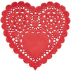 Heart Shaped Paper Lace Doilies for Weddings, Valentines Décor (4 In, 200 Pack)