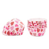 Valentine's Cupcake Dessert Liners, Pink and Red Heart Muffin Cups (3 Designs, 450 Pack)