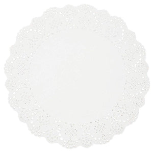 Lace Paper Doilies, Round White Placemats (5 Sizes, 100 Pack)