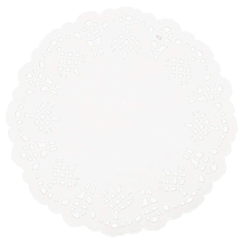 Lace Paper Doilies, Round White Placemats (5 Sizes, 100 Pack)