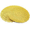 Gold Round Medallion Paper Lace Doilies (12 in, 60 Pack)