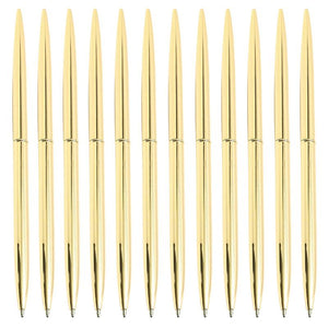 Gold Ballpoint Pen Set (12 Pack)