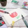 Watercolor Brush Pens, Multipurpose Art Set for Painters (Set of 6 Pens)
