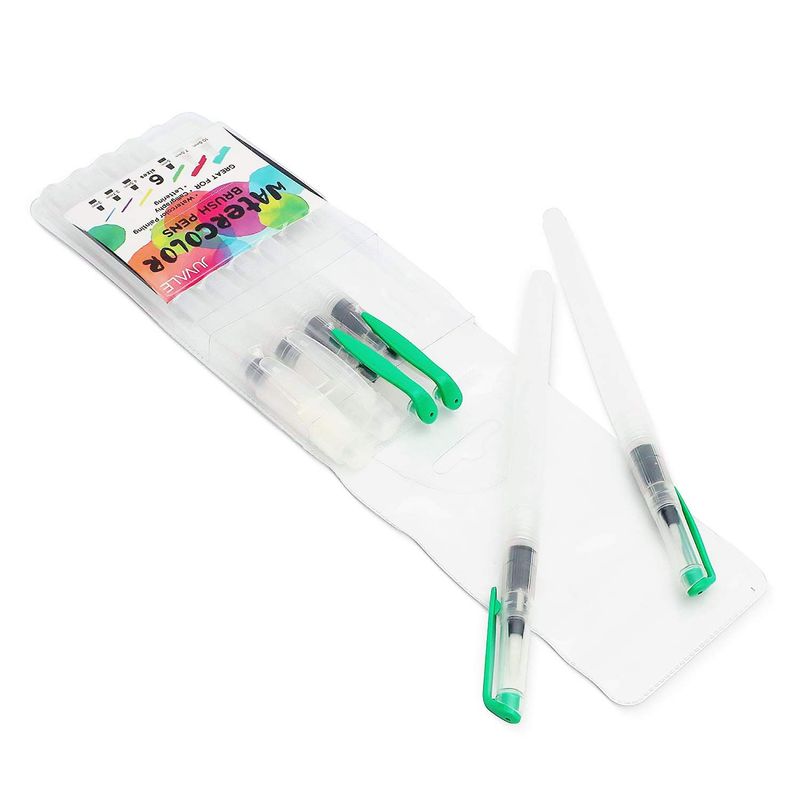 Watercolor Brush Pens, Multipurpose Art Set for Painters (Set of 6 Pens)