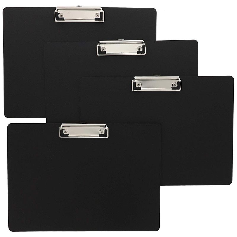 Juvale 2 Pack Extra Large 11x17 Clipboards with Low-Profile Clip, Vertical and Landscape Horizontal