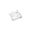 Juvale Square Crystal Cigar Ashtray with 4 Slots and Gift Box (7.1 x 1.46 x 7.1 in)