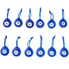 Juvale Hamsa Evil Eye Beads for Décor and Home Protection, 12 Pack, Dark Blue