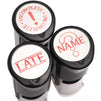 Self Inking Stamp Set, Rubber Stamps (Red, 3 Pack)