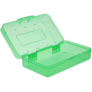 Plastic Pencil Box Large Capacity Pencil Boxes Clear Boxes With