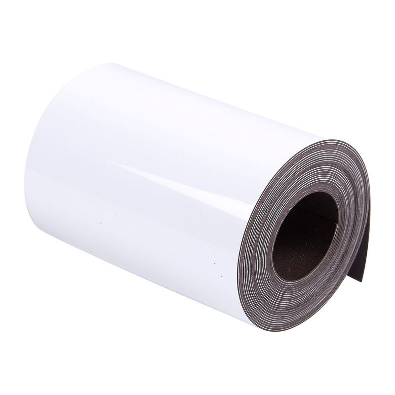 Magnetic Tape Roll - Rewritable Magnetic Dry Erase Whiteboard Roll, 3 Inches x 10 Feet, White