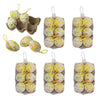 Foam Vintage Easter Egg Ornaments, Rustic Hanging Decorations (3 in, 36 Pack)