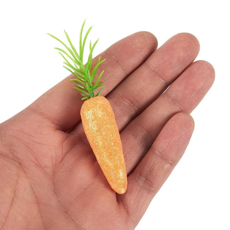 Easter Decorations Carrots for Crafts, Orange (0.5 x 3 x 0.5 in, 45 Pack)