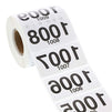 Juvale Live Sale Reverse Number Stickers, Consecutive 1001-1500 (500 Count)