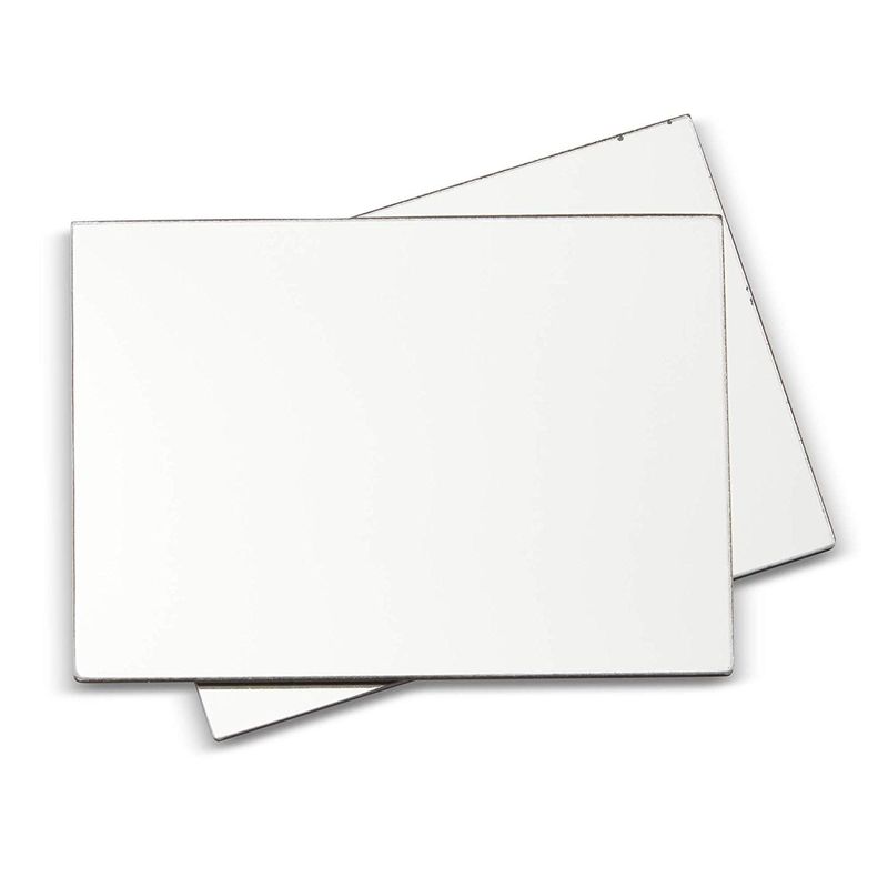 Juvale Magnetic Locker Mirror (2 Pack) 5 x 7 Inches