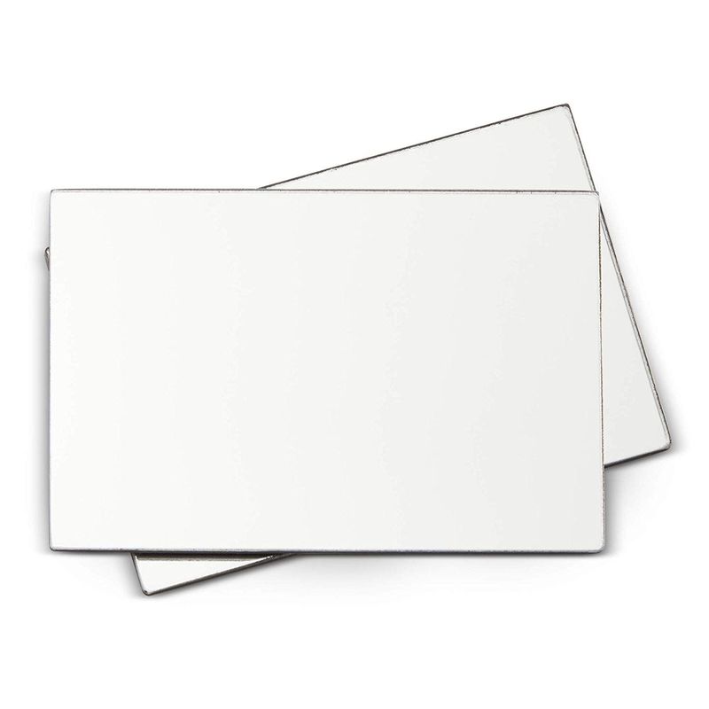 2-Pack Blank White Magnets