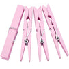 Juvale Wooden Clothespins for Baby Shower and Hanging (4-inch, Pink, 100-Pack)