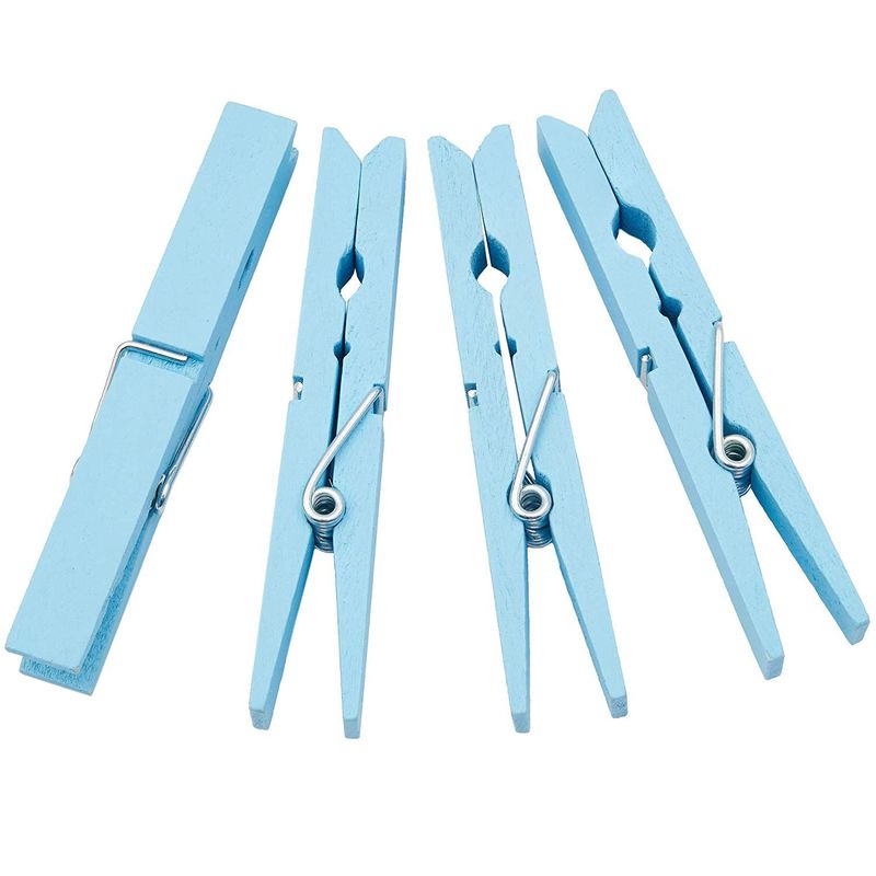 Events and Crafts  Mini Clothespins - Blue