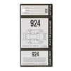 Juvale 2000 Valet Parking Ticket, 3 Part Perforated Cardstock Key Tag