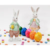 Easter Bunny Figurines, Farmhouse Decor for Home and Garden (2 in, 2 Set)