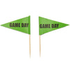 Sports Party Toothpicks for Appetizers (Green, 200 Pack)