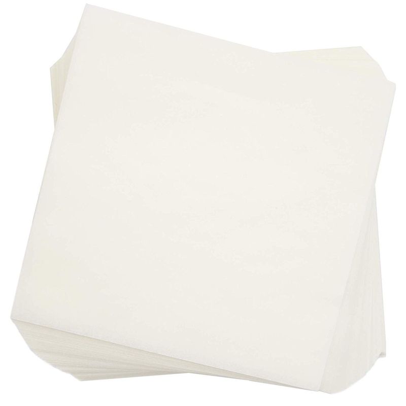 Parchment Paper Squares 4x4 Precut Unbleached 1000 sheets (4X4)