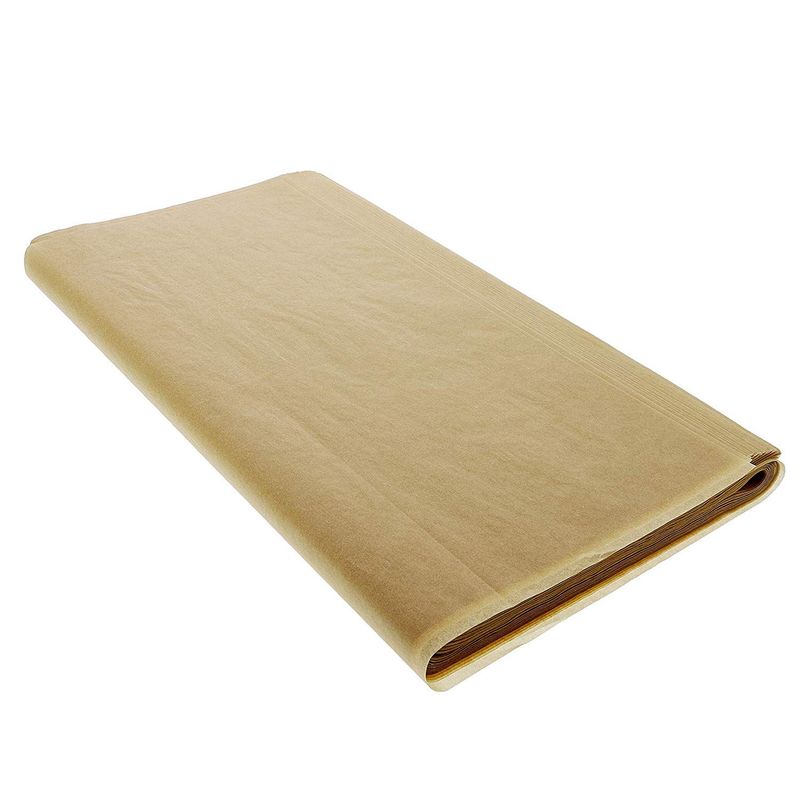 Unbleached 10x15 Parchment Paper Sheets (100 Pcs) - Exact Fit for