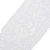 Juvale Lace Table Cloth Runner for Dinners and Parties (13 x 72 in, White)