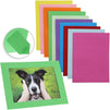 Juvale Cardboard Photo Picture Frame Easel (5 x 7 in, 10 Colors, 30 Pack)