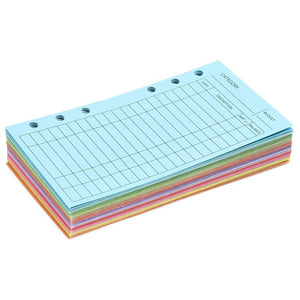 Cash Envelopes with Pre-Punched Holes for Budgeting (6.5 x 3.5 in, 12 Colors, 36 Pack)