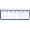 Magnetic Fridge Calendar, Dry Erase (11 x 4.2 in, 4 Pack)