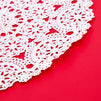 Paper Lace Doilies - Round Medallions (10 Inches, White, 300 Pack)