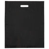 Merchandise Bags with Handles for Retail (12 x 15 in, Black, 100 Pack)