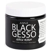 Gesso Acrylic Paint for Arts & Crafts (16.9oz, 500ml, Black)