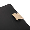 7 Ring Business Checkbook Binder (Champagne Gold, PU Leather)
