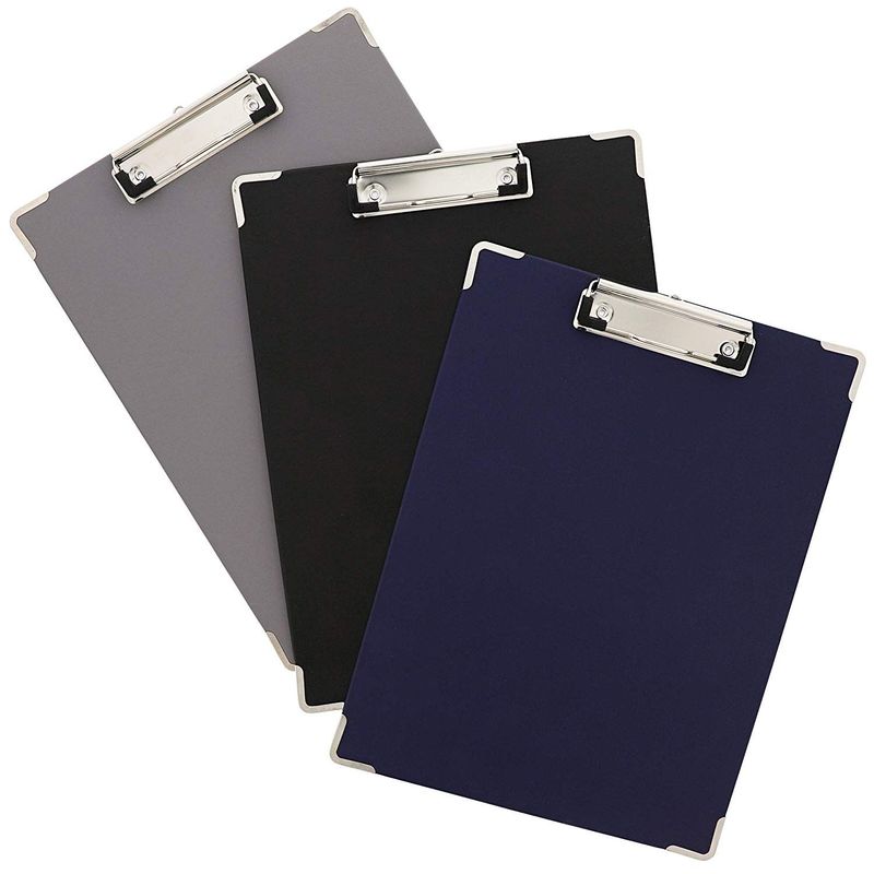 Beclen Harp Magnetic Daiso PVC Covered A4 Clipboard - Bright Colour Bl