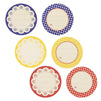 Round Canning Labels for Jars, Write On Label in 6 Colors (2", 120 Count)