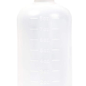 Boston Round Squeeze Bottles with Twist Caps (4 oz., White, 24 Pack)