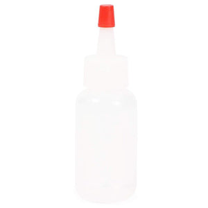 Boston Round Squeeze Bottles with Red Caps (1 oz, 36 Pack)