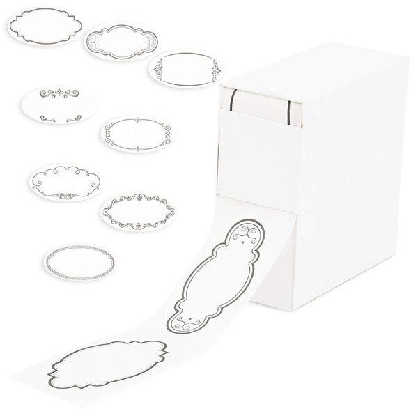 Dissolvable Food Storage Canning Labels (1 x 2.25 in, 300 Pack)
