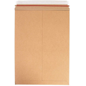 Kraft Rigid Mailer Shipping Envelopes (13 x 18 in, 25 Pack)