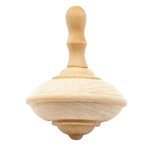 Juvale Unfinished Wooden Spinning Tops for Crafts (12 Pack)