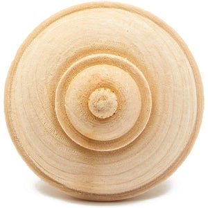 Juvale Unfinished Wooden Spinning Tops for Crafts (12 Pack)