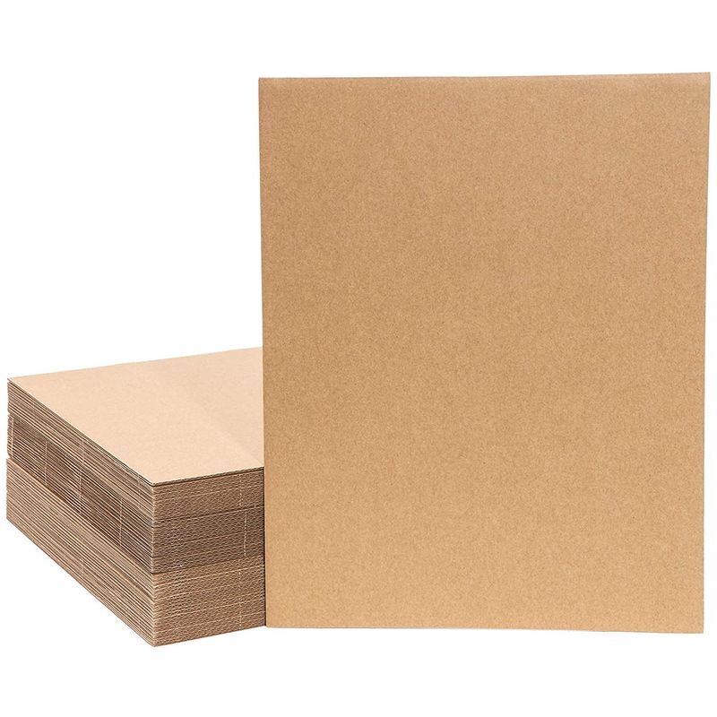 Juvale Corrugated Cardboard Sheets (50 Count) 11 x 14 Inches