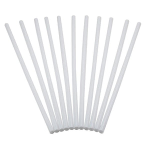 Juvale 24-Pack Plastic White Dowel Rods for Tiered Cake Construction and Crafts, 16 x 1/2 Inches