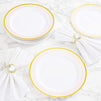 Gold Plastic Plates (9 in., 24 Pack)